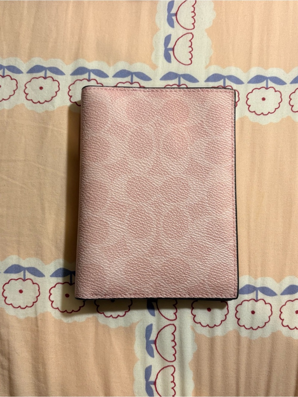 Coach Powder Pink Passport holder